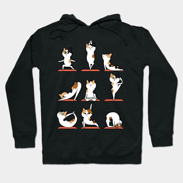 Japanese Bobtail Yoga Hoodie by huebucket